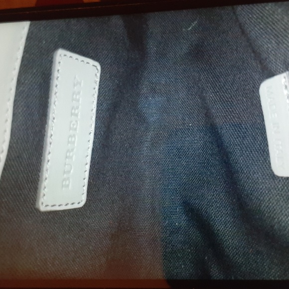 BURBERRY ABSTRACT SMOKED NOVA CLUTCH PURSE AUTHENTIC STUDDED - Picture 10 of 10